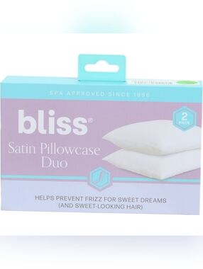 BLISS Satin Standard Pillowcases - 2-Pack